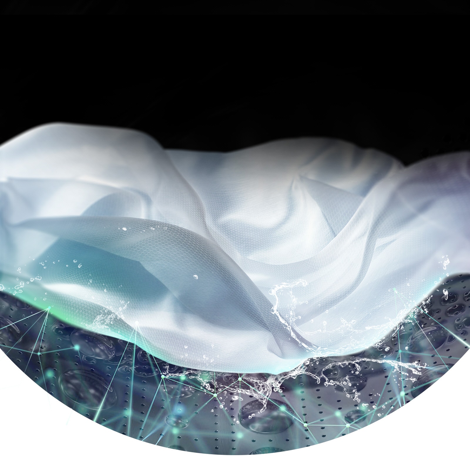 Ilustracija LG AI DD™ zaštite veša